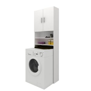 Dulap Masina de Spalat Fyn, Alb, 65 x 27 x 190 cm