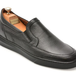 Mocasini LE COLONEL negri, 62904, din piele naturala