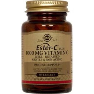 Ester-C – Vitamina C esterificata non-acida – 1000mg 30tabs – SOLGAR