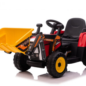 Excavator electric Kinderauto BJ611C 60W 12V bluetooth si telecomanda, culoare Rosie