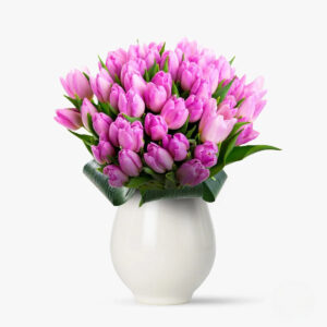 Buchet de 101 lalele roz