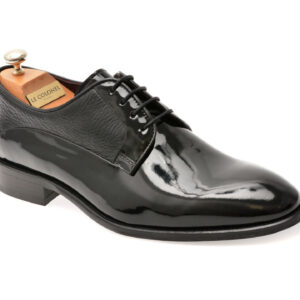 Pantofi eleganti LE COLONEL negri, 49829, din piele naturala lacuita