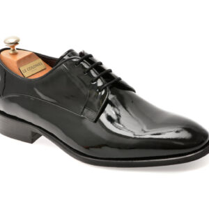 Pantofi eleganti LE COLONEL negri, 49829, din piele naturala lacuita
