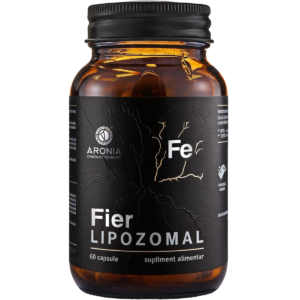 Fier Lipozomal la 25mg — 60 capsule cu capacitate de absorbție de peste 99% în organism