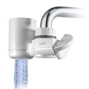 NOU: Filtru de apa cu fixare pe robinet Laica HydroSmart R60 Metal Stop, 3 functii, filtru 1200L