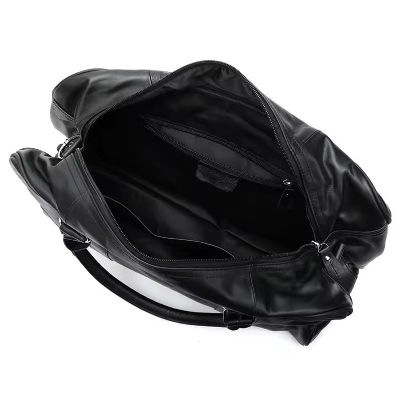Geanta de calatorie unisex, Arion GT3280, piele naturala, Negru - Image 6