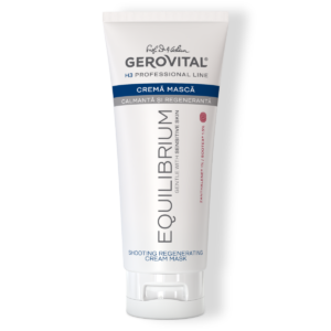 Cremă-mască Calmantă și Regenerantă Cu Vitamina A și Uleiuri Naturale Pentru Ten Uscat Sau Iritabil, Gerovital H3 Equilibrium, 200 Ml