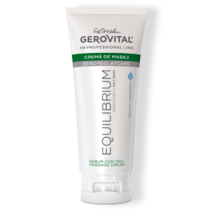 Cremă De Masaj Seboreglatoare, Hidratantă și Calmantă Pentru Ten Gras Cu Niacinamidă, Gerovital H3 Equilibrium, 200 Ml