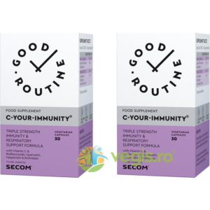 Pachet C Your Immunity 30cps vegetale + 30cps vegetale Secom,