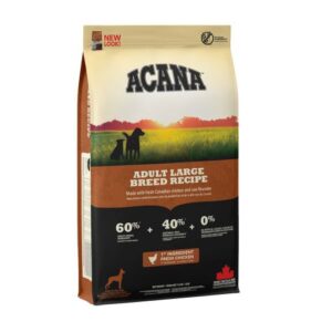 ACANA Dog Adult Large Breed,  Pui, hrană uscată fără cereale câini 17kg