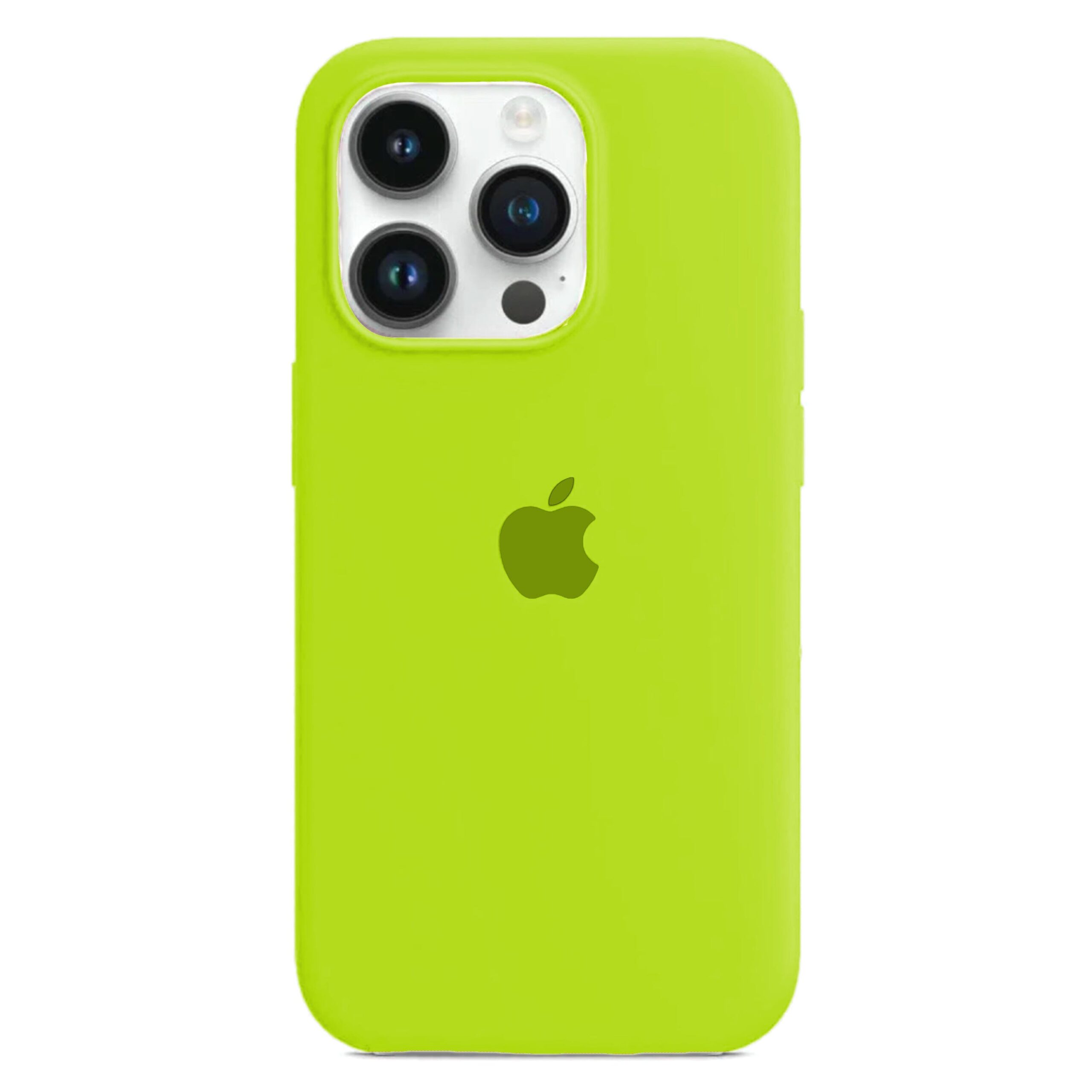 Husa Silicon pentru iPhone 14 Pro, Neon Sprout