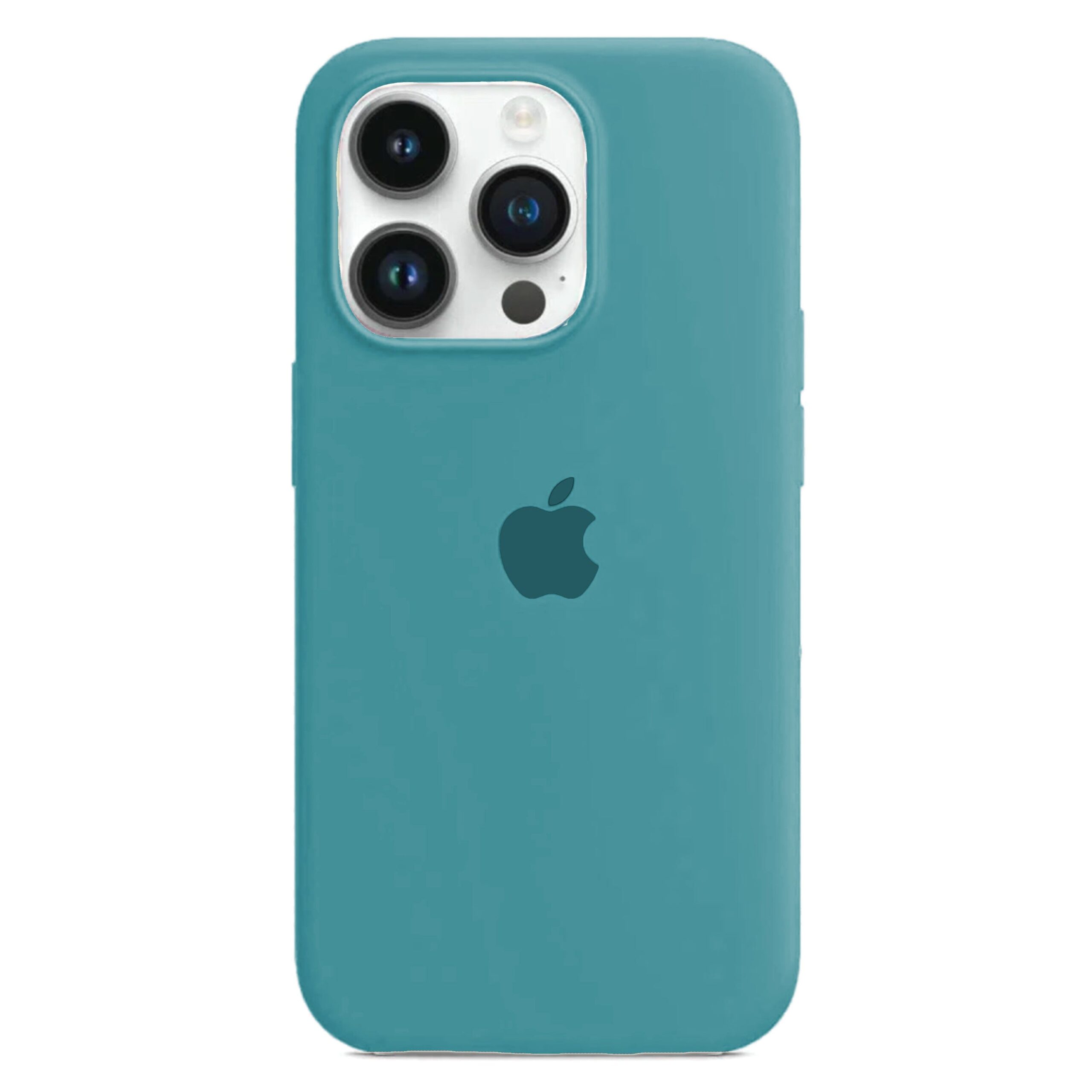 Husa Silicon pentru iPhone 14 Pro Max, Abyss Teal
