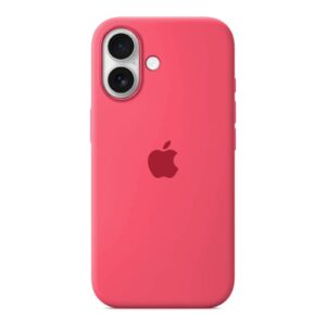 Husa Silicon pentru iPhone 16 Plus, Crimson Pulse