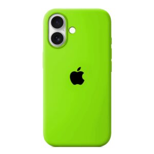 Husa Silicon pentru iPhone 17, Crazy Green