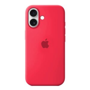 Husa Silicon pentru iPhone 17, Crimson Pulse