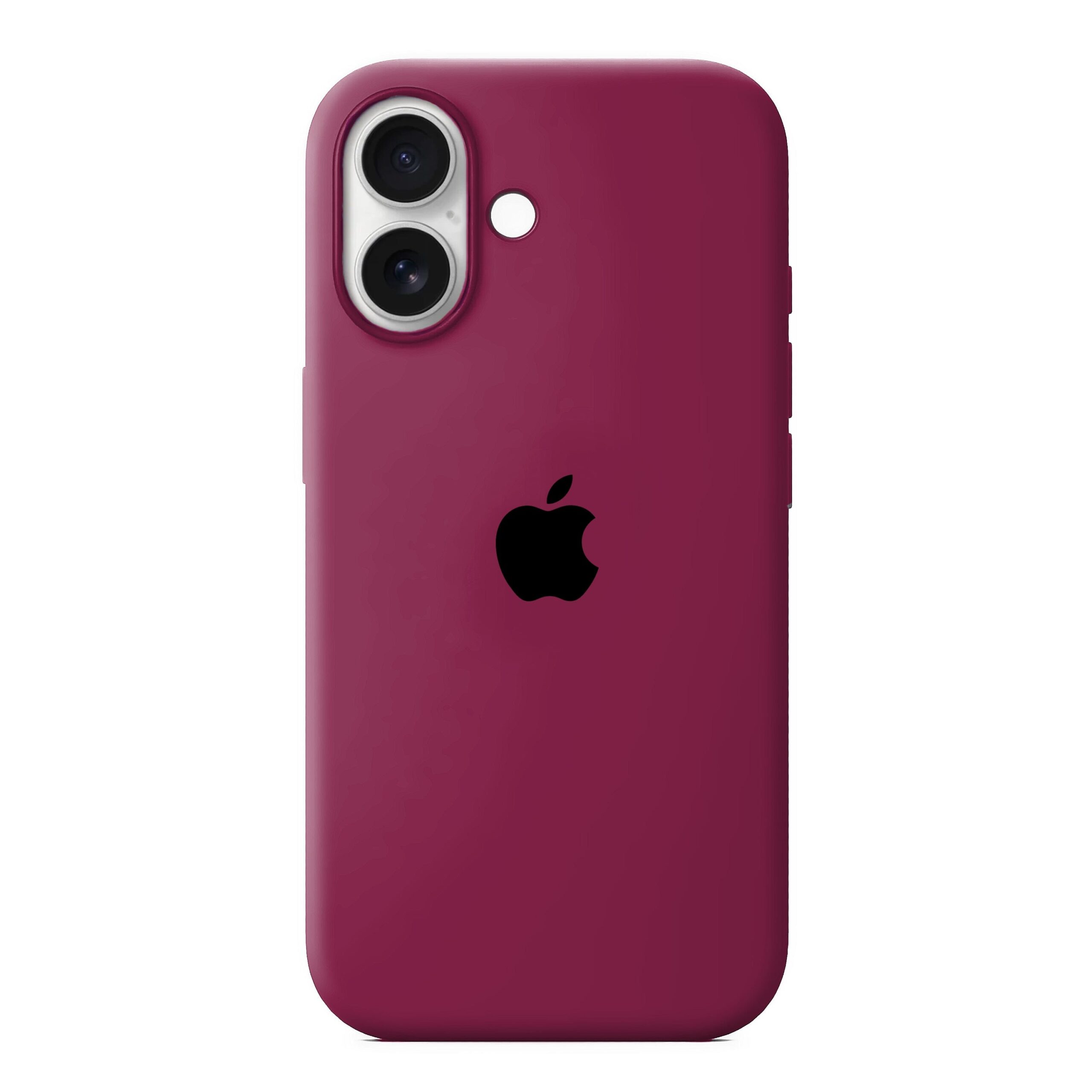 Husa Silicon pentru iPhone 17, Dark Rose