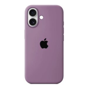 Husa Silicon pentru iPhone 17, Faded Purple