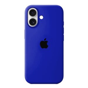 Husa Silicon pentru iPhone 17, Flash Blue