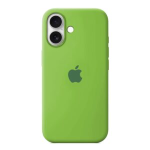 Husa Silicon pentru iPhone 17, Green