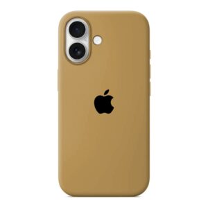 Husa Silicon pentru iPhone 17, Honey