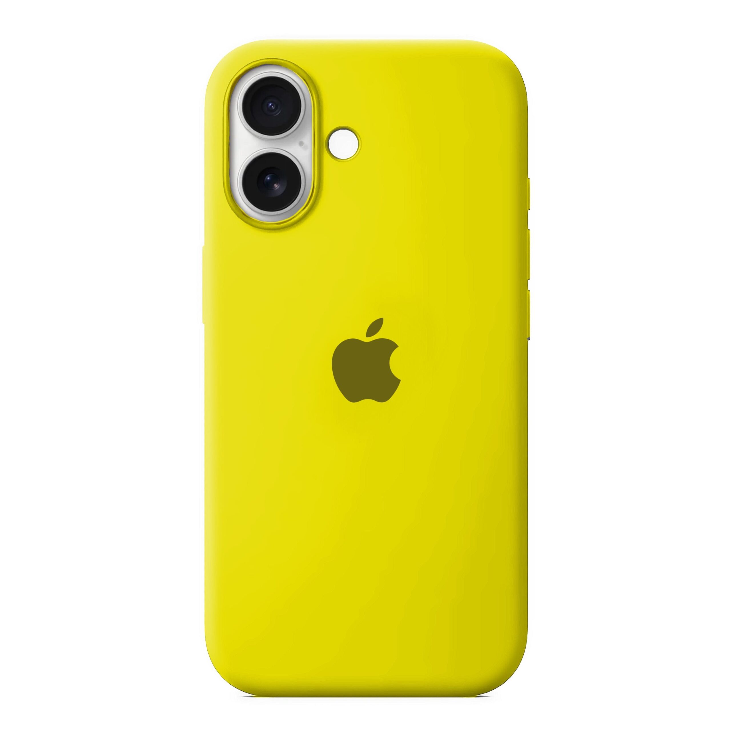 Husa Silicon pentru iPhone 17, Lemon
