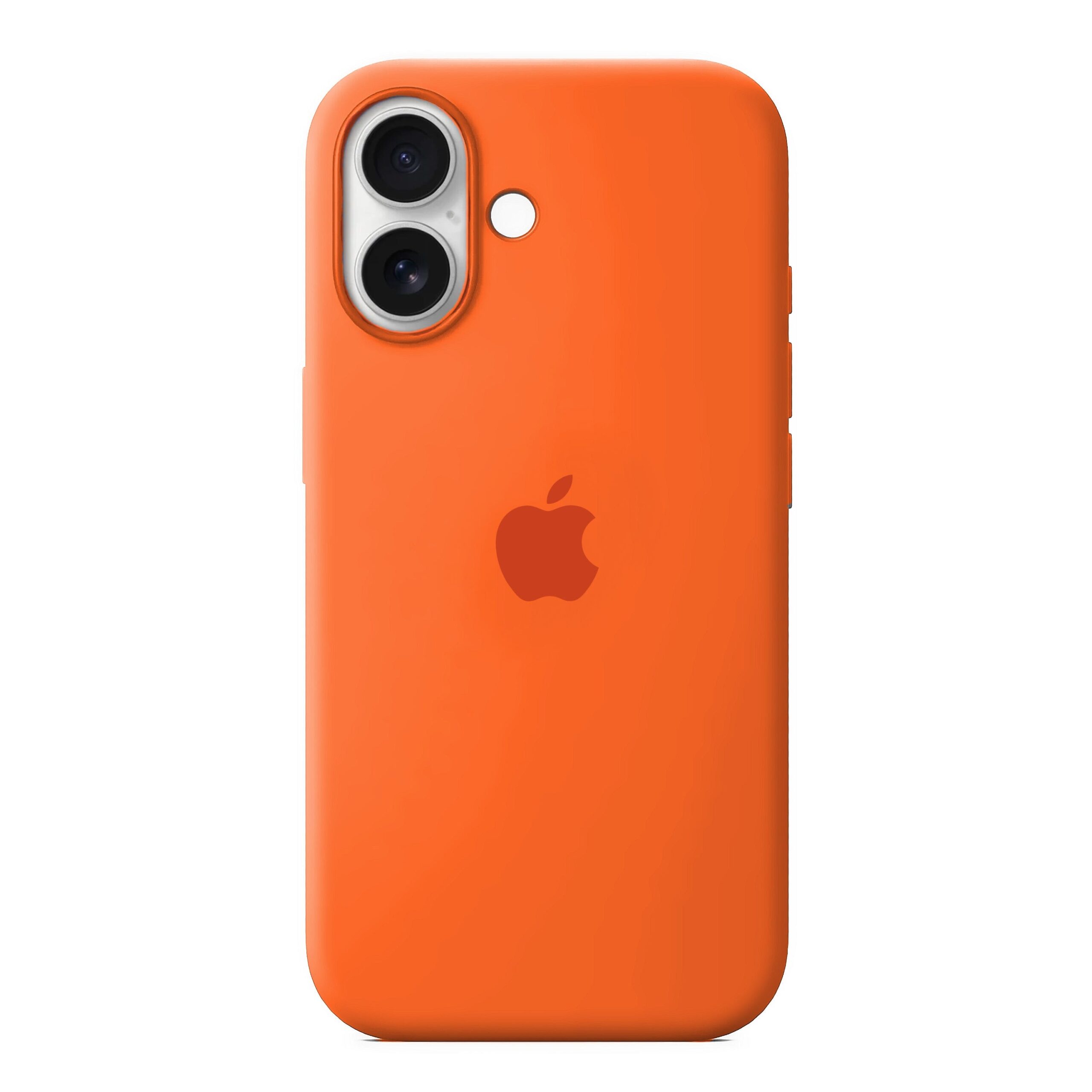 Husa Silicon pentru iPhone 17, Orange