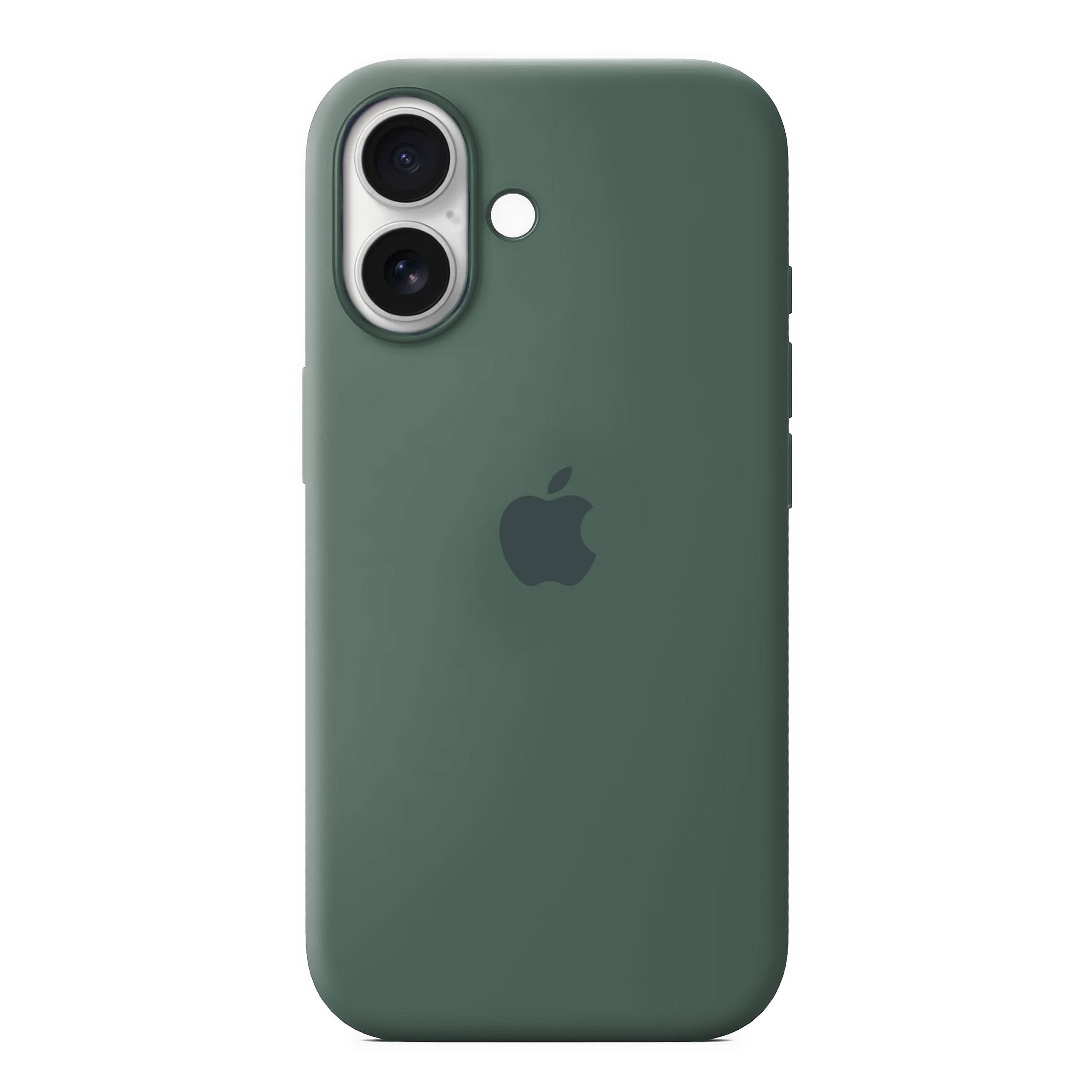 Husa Silicon pentru iPhone 17, Pine Green