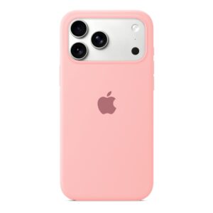Husa Silicon pentru iPhone 17 Pro Max, Baby Pink