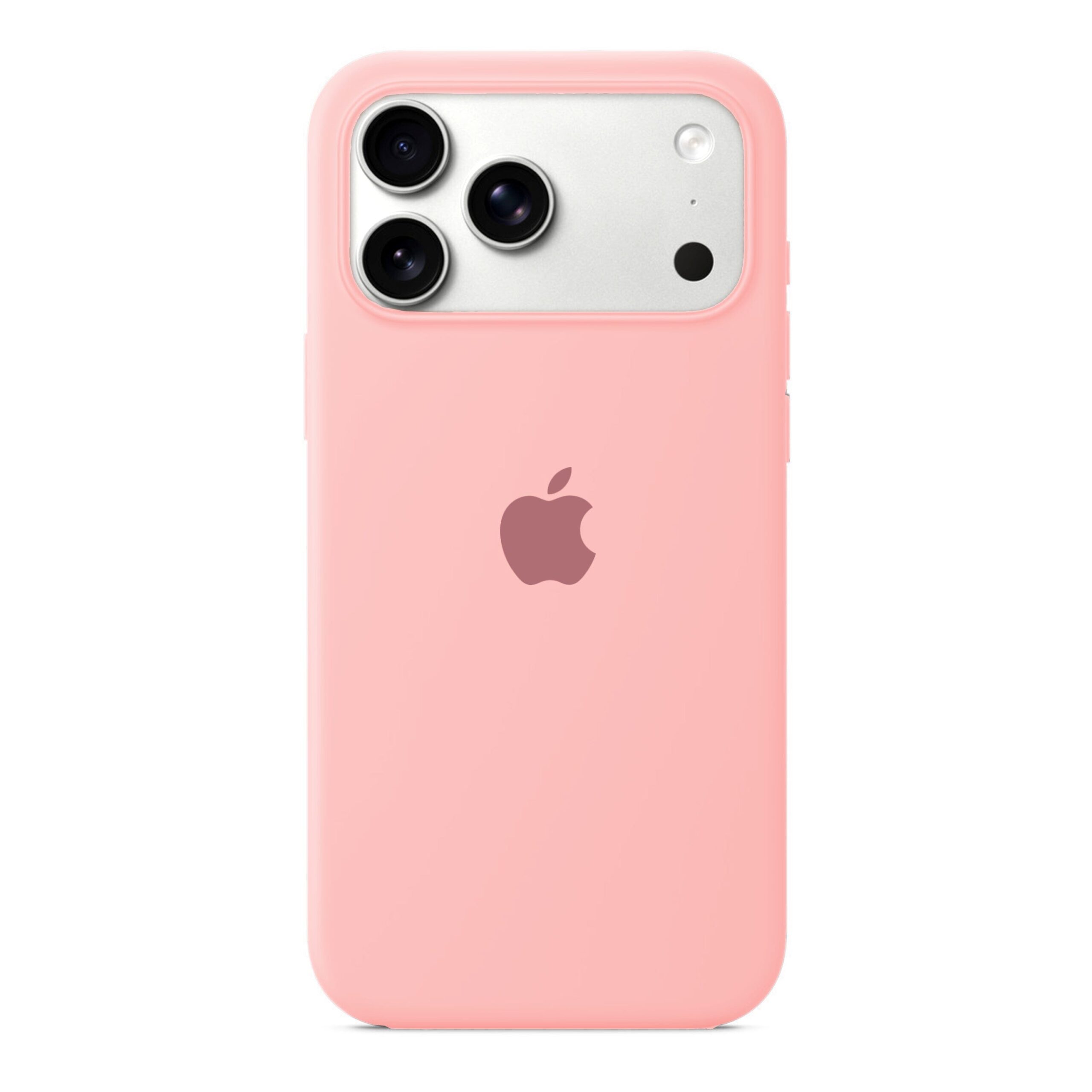 Husa Silicon pentru iPhone 17 Pro, Baby Pink