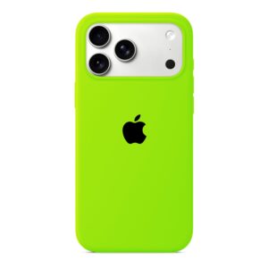 Husa Silicon pentru iPhone 17 Pro Max, Crazy Green