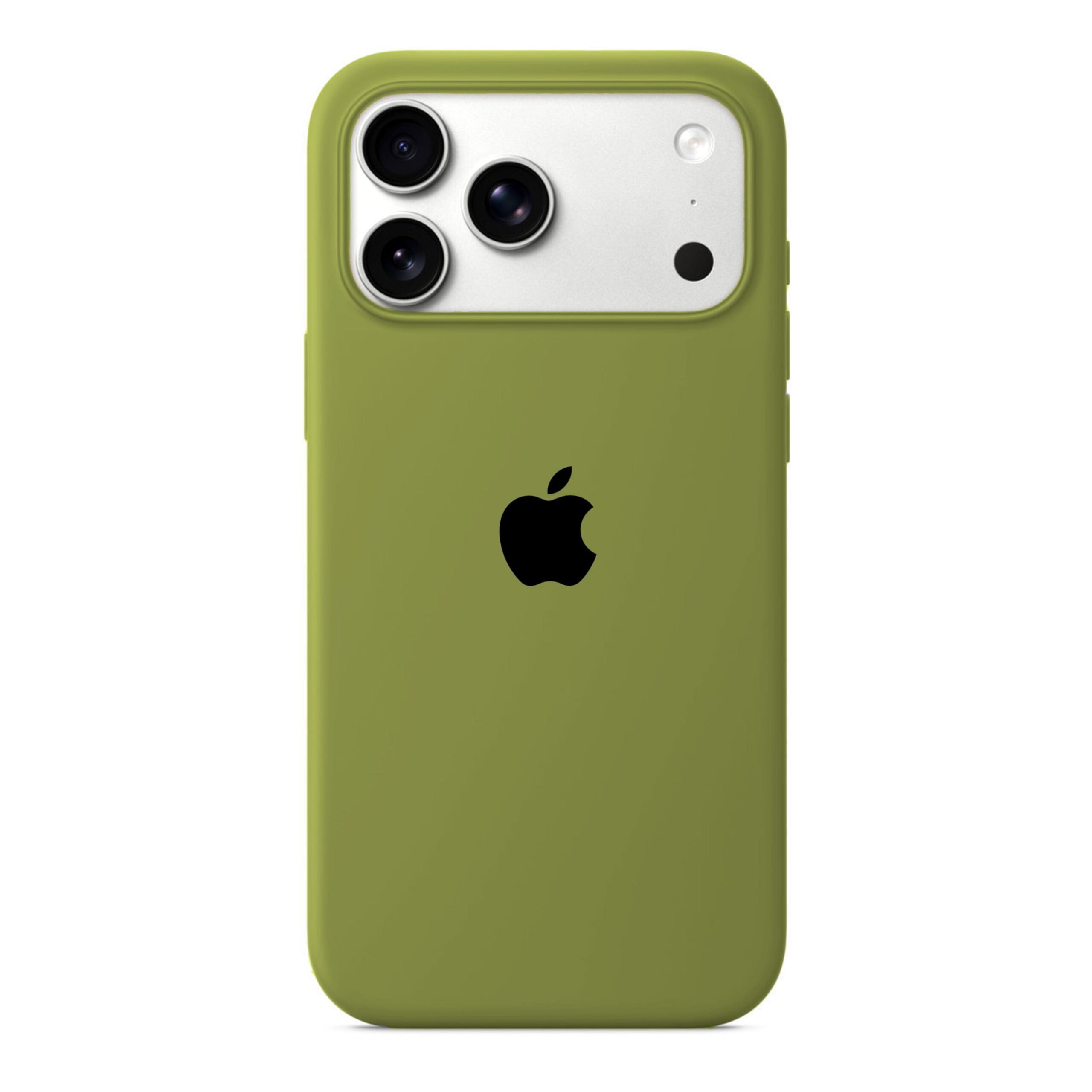 Husa Silicon pentru iPhone 17 Pro Max, Army Green