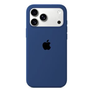 Husa Silicon pentru iPhone 17 Pro, Blue Jeans