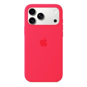 Husa Silicon pentru iPhone 17 Pro, Crimson Pulse