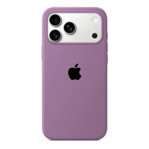 Husa Silicon pentru iPhone 17 Pro Max, Faded Purple