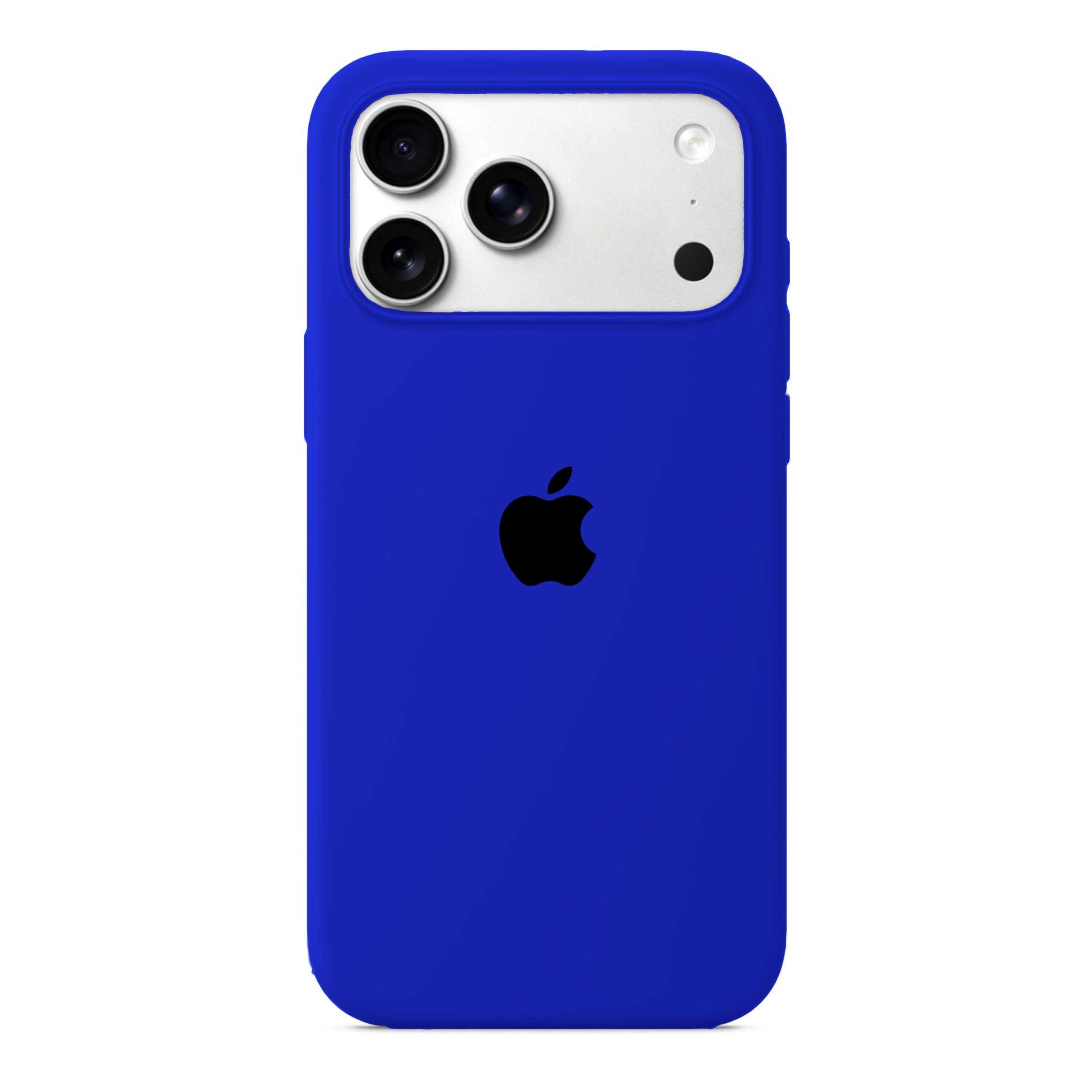 Husa Silicon pentru iPhone 17 Pro Max, Flash Blue