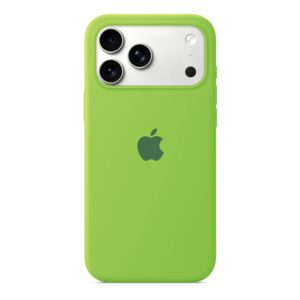 Husa Silicon pentru iPhone 17 Pro, Green