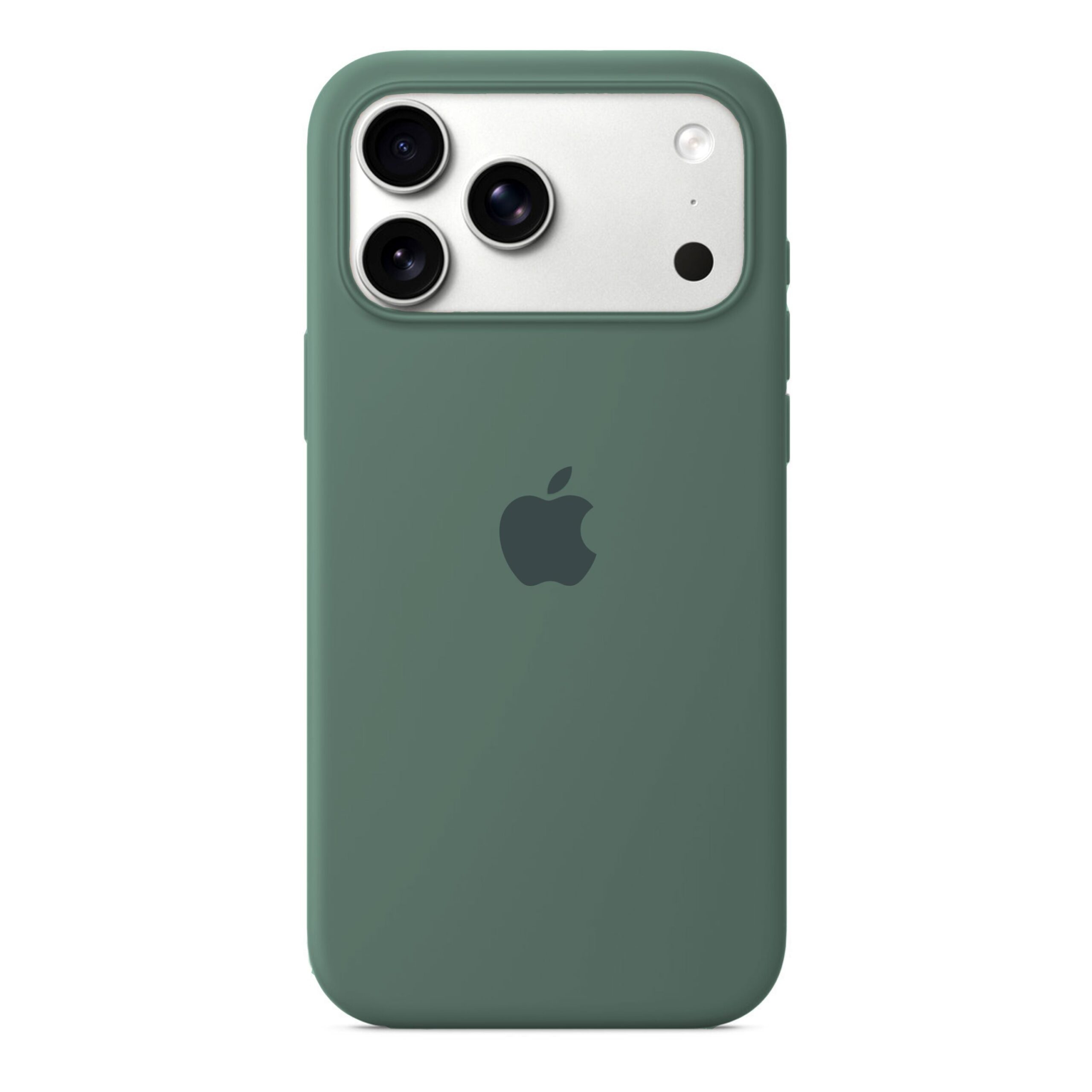Husa Silicon pentru iPhone 17 Pro Max, Pine Green