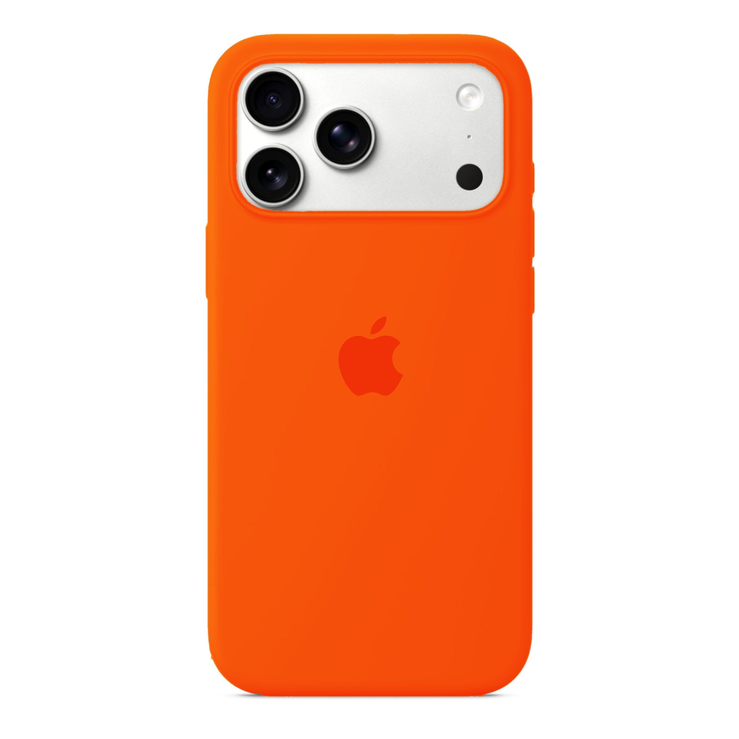 Husa Silicon pentru iPhone 17 Pro, Molten Ember