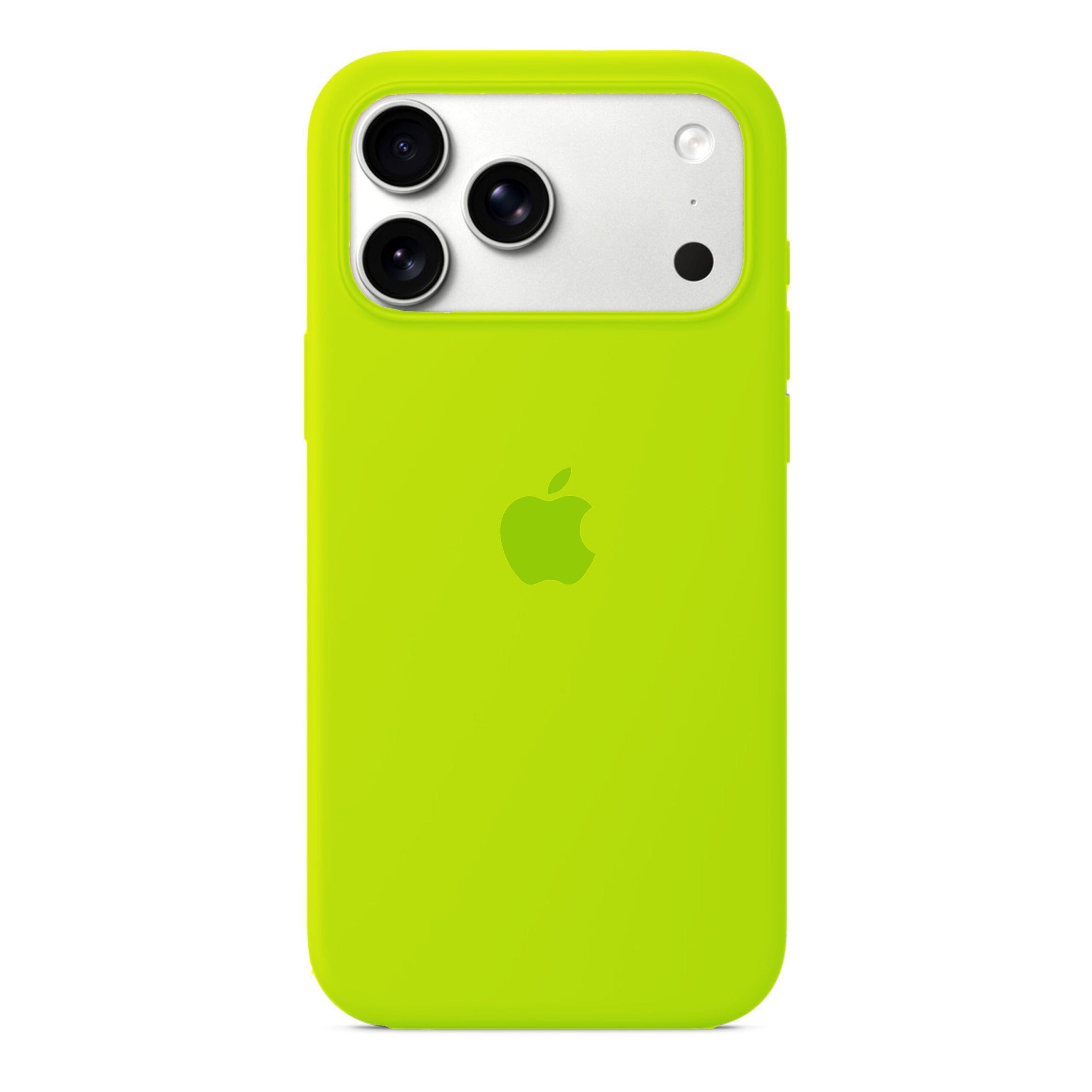 Husa Silicon pentru iPhone 17 Pro Max, Neon Sprout