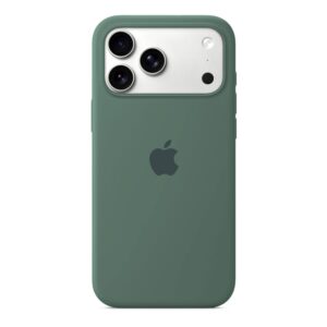 Husa Silicon pentru iPhone 17 Pro, Pine Green