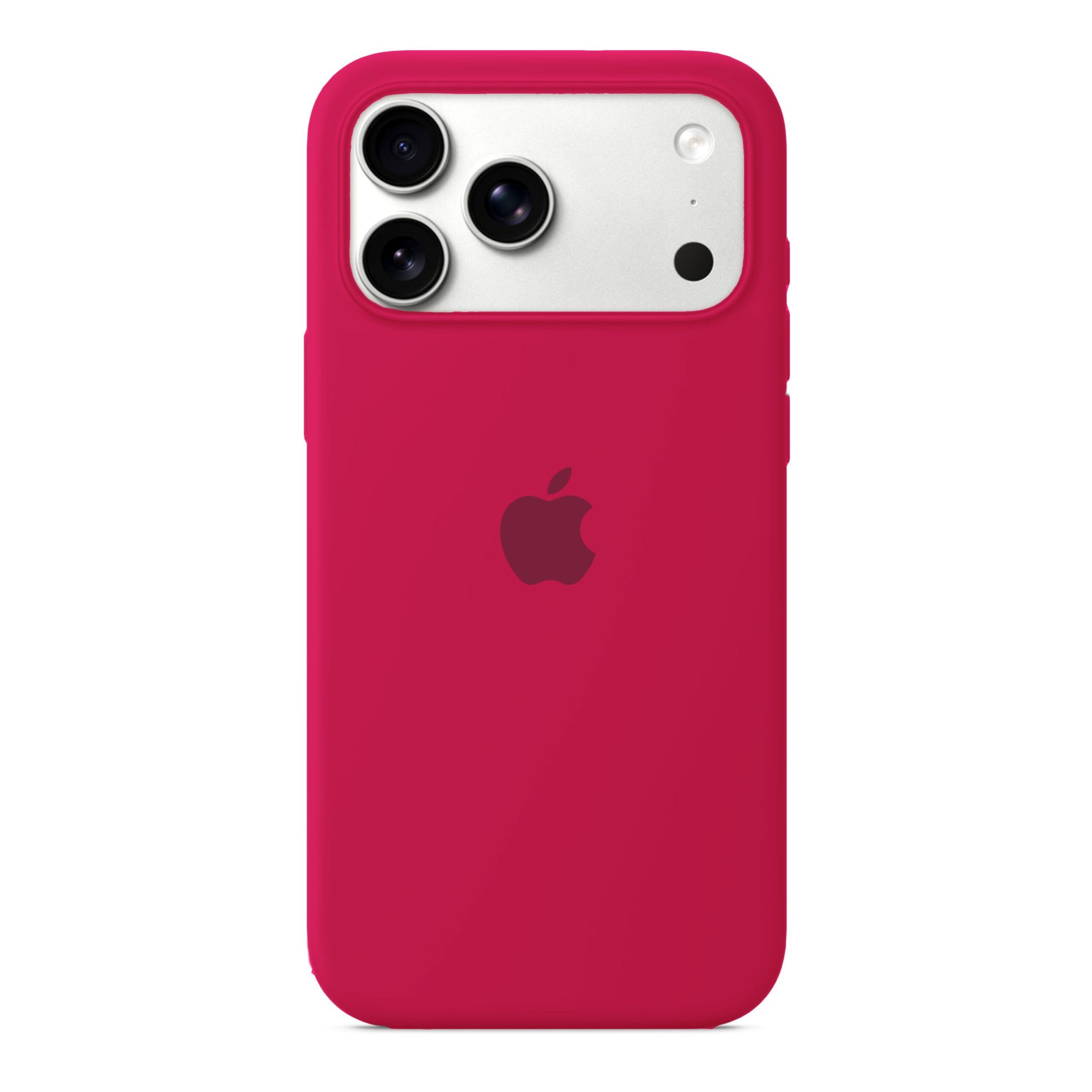 Husa Silicon pentru iPhone 17 Pro, Rose Red