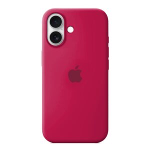 Husa Silicon pentru iPhone 17, Rose Red