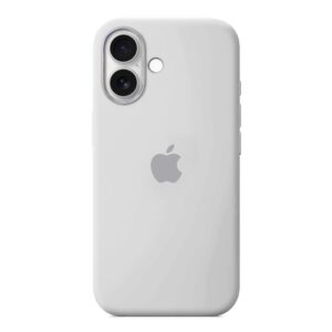 Husa Silicon pentru iPhone 17, White