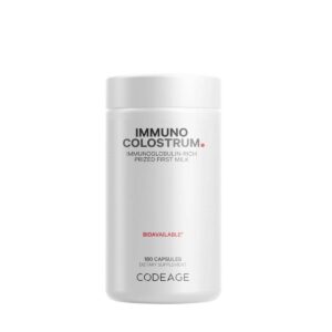 Immuno Bovine Colostrum – Colostru Bovin Bogat in Imunoglobuline, 180 capsule – Codeage – GNC
