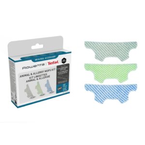 Kit 3 mopuri din microfibra Rowenta ZR294001  compatibil cu aspiratoarele robot Rowenta X-Plorer 220  220+  240 AI  240 AI+  seriile RR94xx  RR96xx