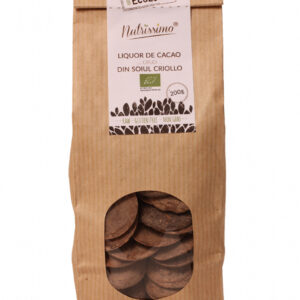 Masa de cacao cruda criollo ECO 1kg