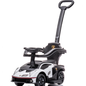 Masinuta premergator pentru copii, 2 in 1, Lamborghini Essenza SCV12, alba