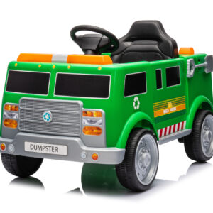 Masinuta electrica copii 2-5 ani, Kinderauto Dumpster, 70W 12V, echipare premium, verde