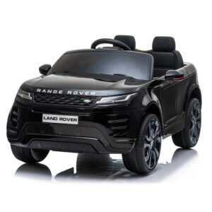 Masinuta electrica Range Rover, 4×4, 140W-12V, roti moi, scaun tapitat, echipare Premium, neagra