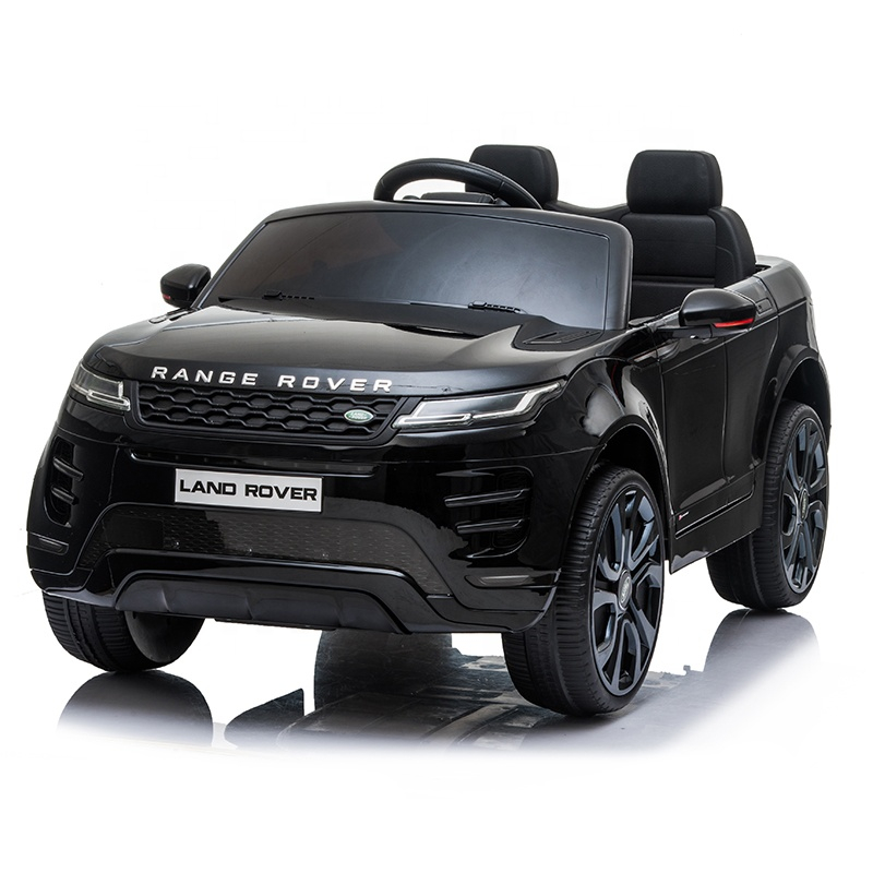 Masinuta electrica Range Rover, 4x4, 140W-12V, roti moi, scaun tapitat, echipare Premium, neagra